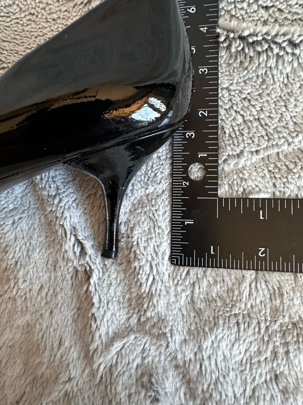 Coach Salma Black Patent Leather Pumps Heels Sz 9.5 - Picture 15 of 15
